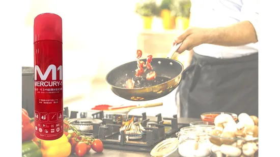490ml M1 Plant - Based, Environmental - Friendly Mini Fire Extinguisher for Home and Vehicle
